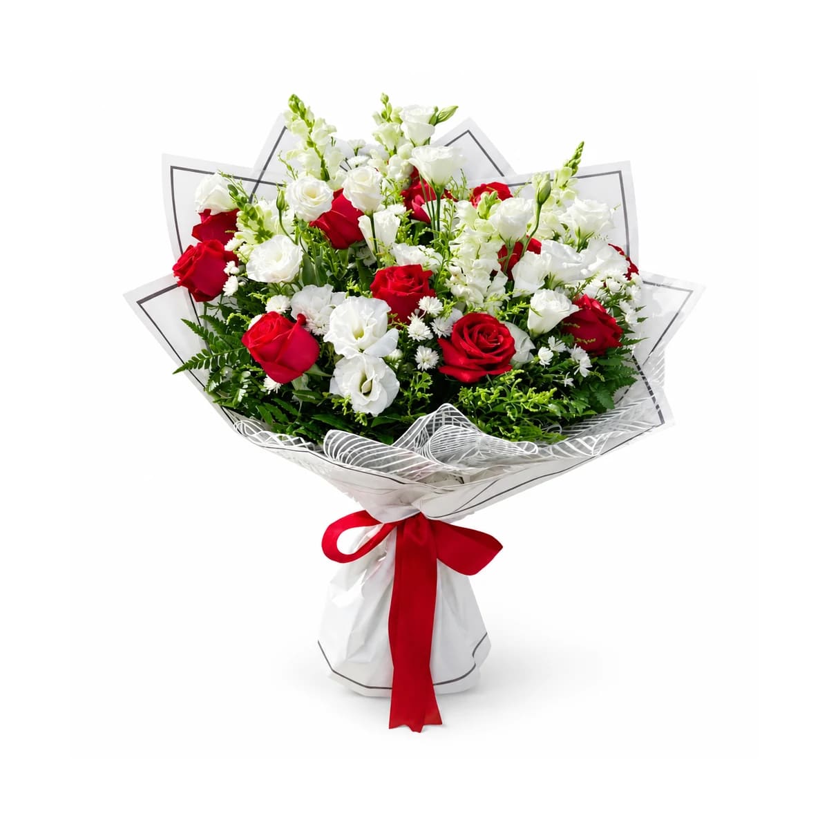 Buquê com 12 rosas (embalagem especial)