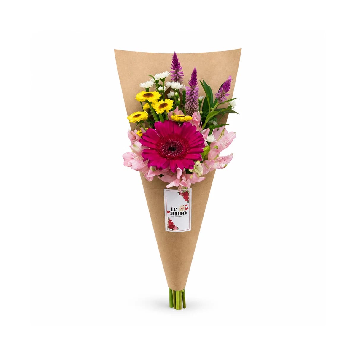 Cone de flores mistas